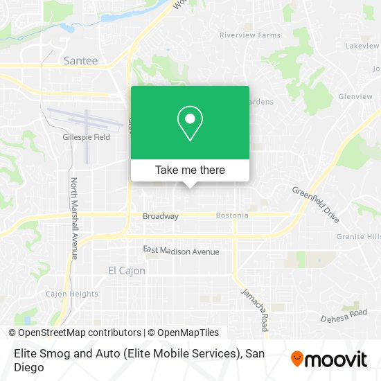 Mapa de Elite Smog and Auto (Elite Mobile Services)