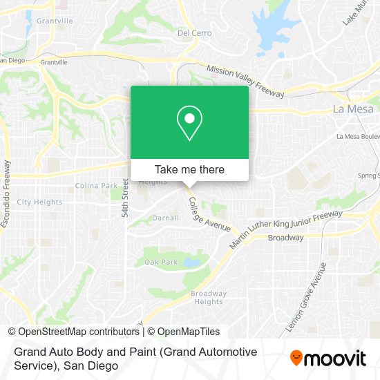 Mapa de Grand Auto Body and Paint (Grand Automotive Service)