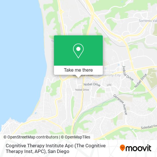 Mapa de Cognitive Therapy Institute Apc (The Cognitive Therapy Inst, APC)