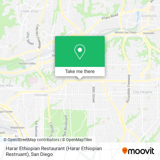 Mapa de Harar Ethiopian Restaurant (Harar Ethiopian Restruant)