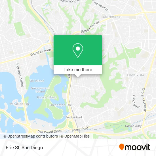 Erie St map