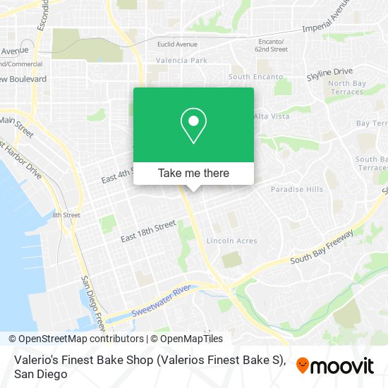 Valerio's Finest Bake Shop (Valerios Finest Bake S) map