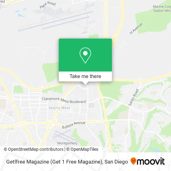 Mapa de Getlfree Magazine (Get 1 Free Magazine)