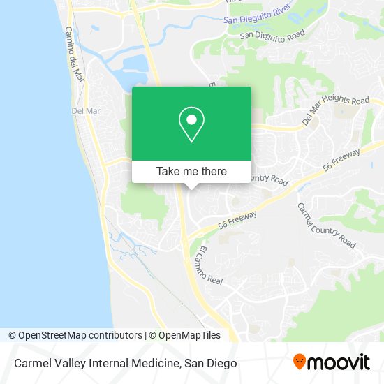 Mapa de Carmel Valley Internal Medicine
