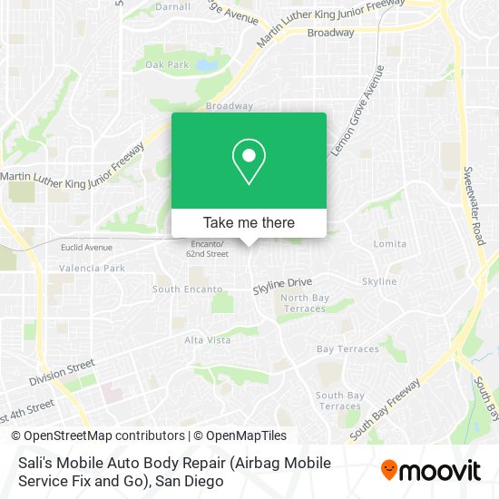 Sali's Mobile Auto Body Repair (Airbag Mobile Service Fix and Go) map