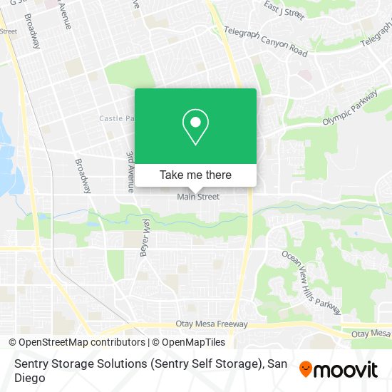 Sentry Storage Solutions (Sentry Self Storage) map