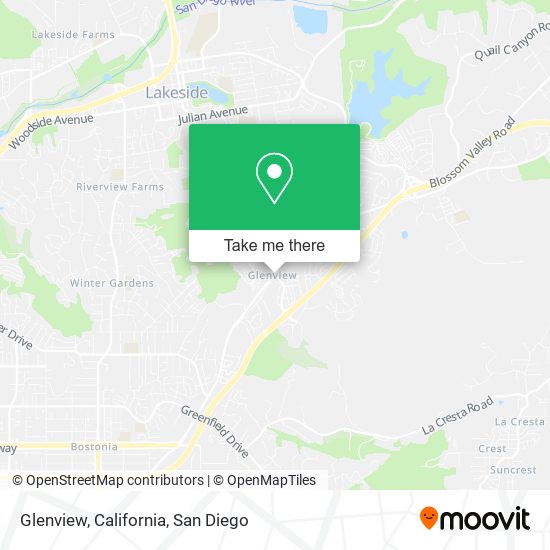 Mapa de Glenview, California