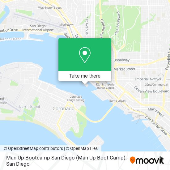 Mapa de Man Up Bootcamp San Diego (Man Up Boot Camp)