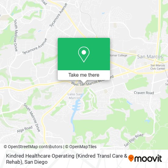 Mapa de Kindred Healthcare Operating (Kindred Transl Care & Rehab)