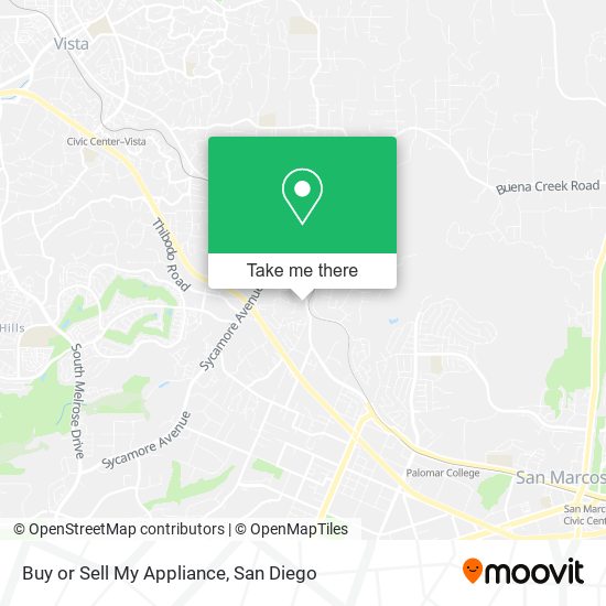 Buy or Sell My Appliance map