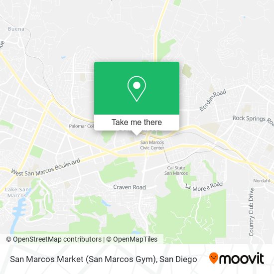 Mapa de San Marcos Market (San Marcos Gym)