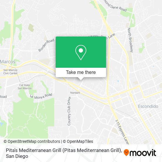 Pita's Mediterranean Grill (Pitas Mediterranean Grill) map