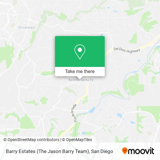 Mapa de Barry Estates (The Jason Barry Team)