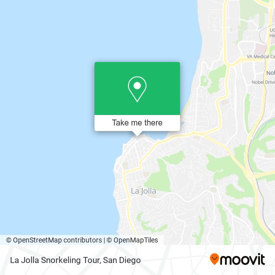 Mapa de La Jolla Snorkeling Tour