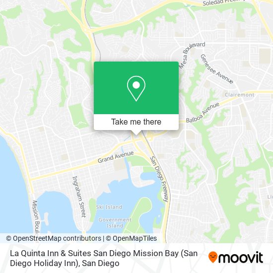 La Quinta Inn & Suites San Diego Mission Bay (San Diego Holiday Inn) map