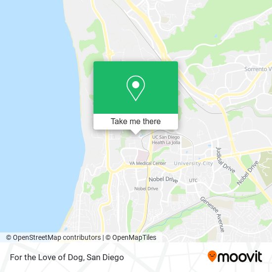 For the Love of Dog map