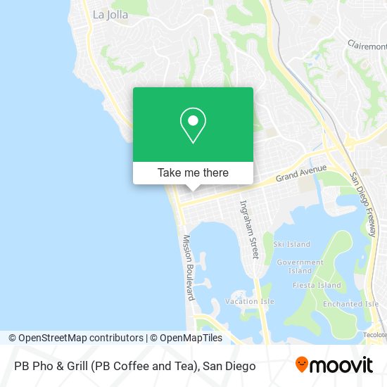 Mapa de PB Pho & Grill (PB Coffee and Tea)