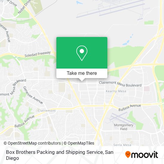 Mapa de Box Brothers Packing and Shipping Service