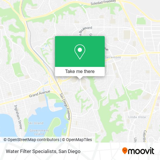 Water Filter Specialists map