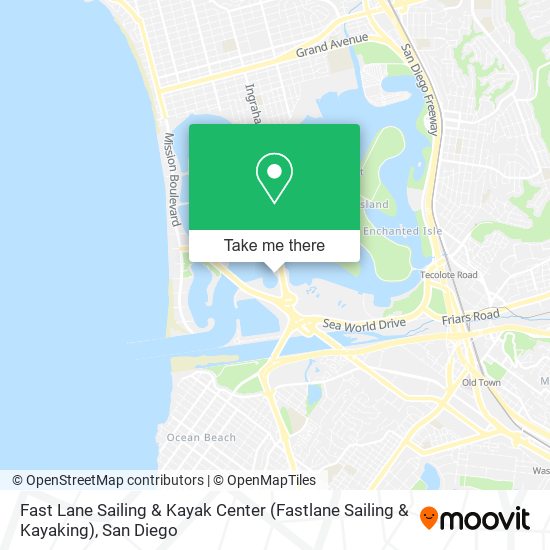 Mapa de Fast Lane Sailing & Kayak Center (Fastlane Sailing & Kayaking)