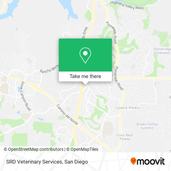 SRD Veterinary Services map