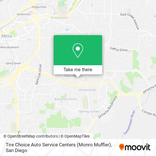 Mapa de Tire Choice Auto Service Centers (Monro Muffler)