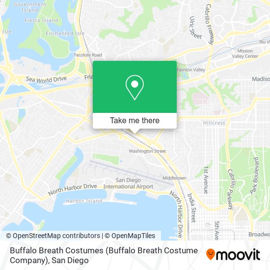 Mapa de Buffalo Breath Costumes (Buffalo Breath Costume Company)