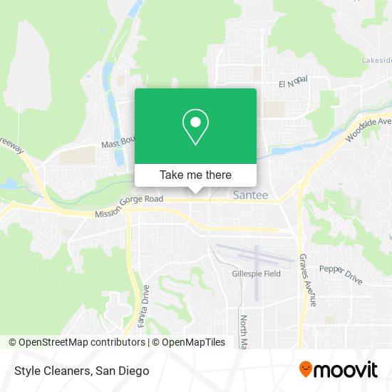 Style Cleaners map
