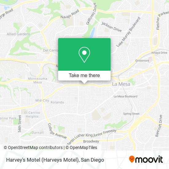 Mapa de Harvey's Motel (Harveys Motel)