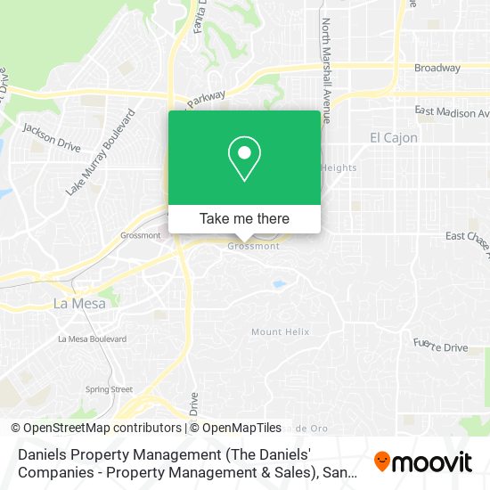 Mapa de Daniels Property Management (The Daniels' Companies - Property Management & Sales)