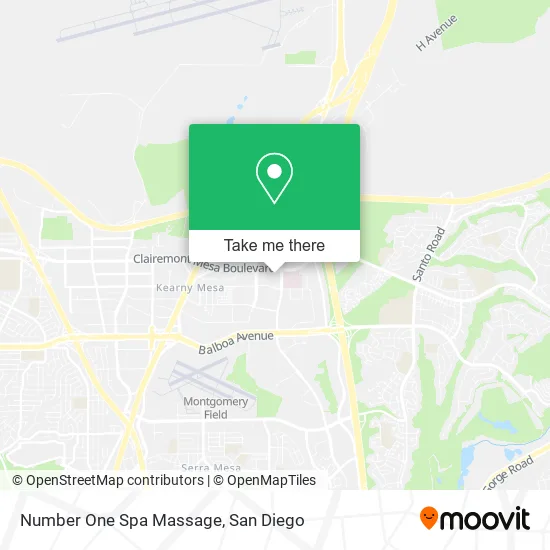 Mapa de Number One Spa Massage
