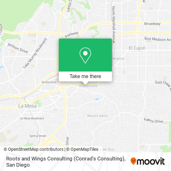 Mapa de Roots and Wings Consulting (Conrad's Consulting)
