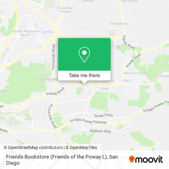 Friends Bookstore (Friends of the Poway L) map
