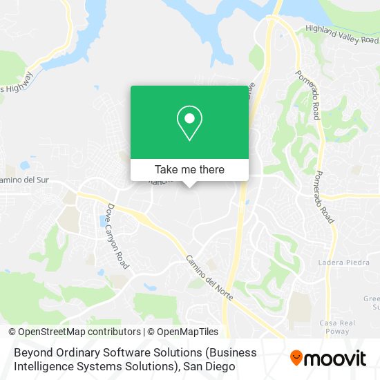 Beyond Ordinary Software Solutions (Business Intelligence Systems Solutions) map