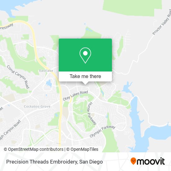 Precision Threads Embroidery map