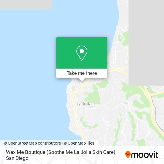 Mapa de Wax Me Boutique (Soothe Me La Jolla Skin Care)