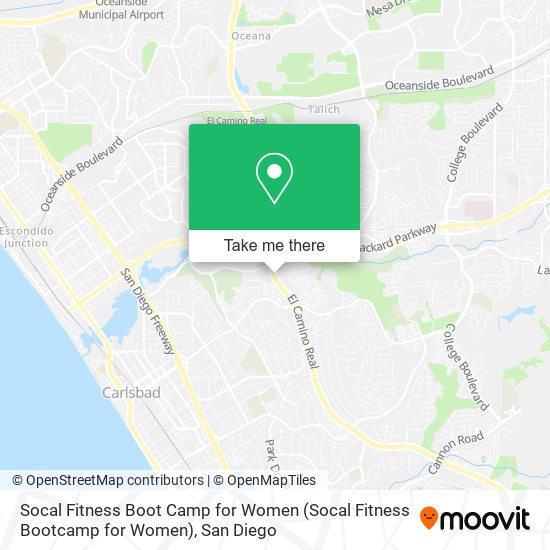 Mapa de Socal Fitness Boot Camp for Women (Socal Fitness Bootcamp for Women)