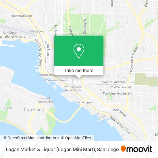 Logan Market & Liquor (Logan Mini Mart) map