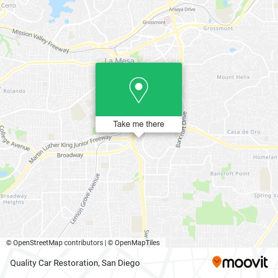 Quality Car Restoration map