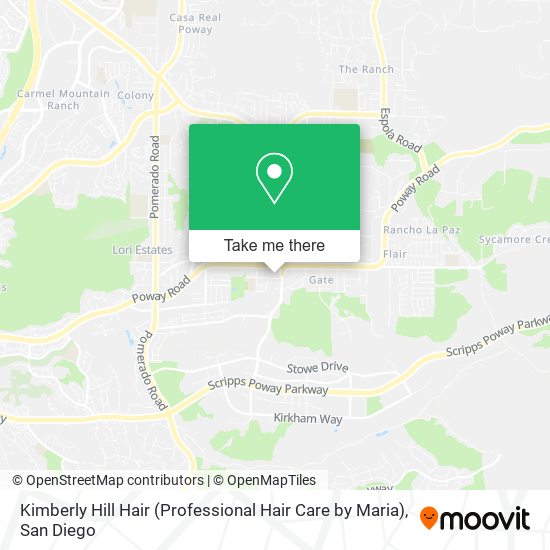 Mapa de Kimberly Hill Hair (Professional Hair Care by Maria)