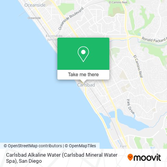 Carlsbad Alkaline Water (Carlsbad Mineral Water Spa) map