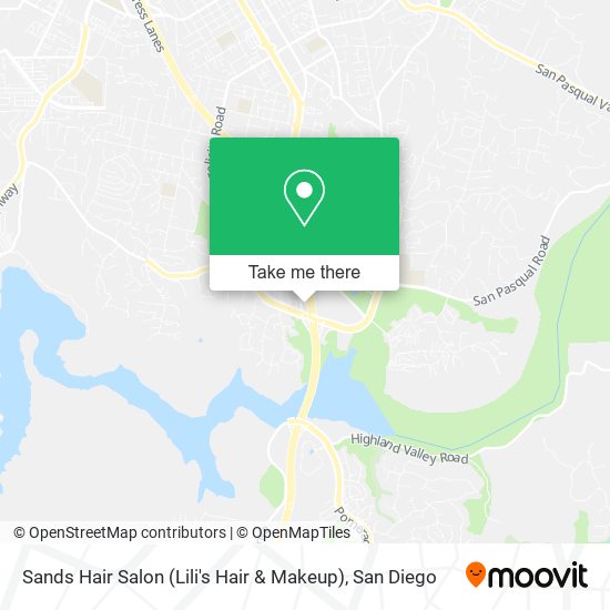 Mapa de Sands Hair Salon (Lili's Hair & Makeup)