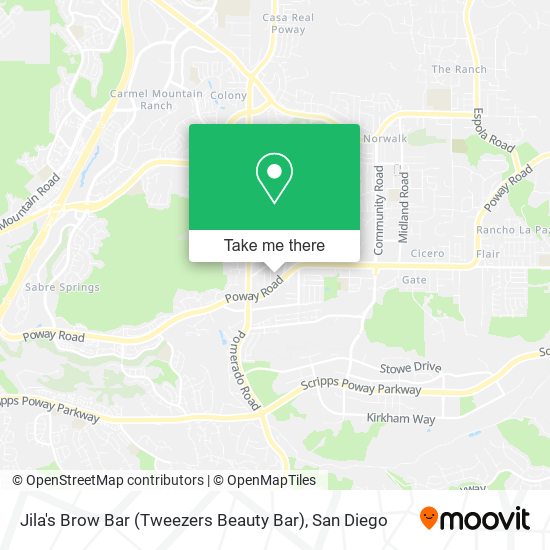 Jila's Brow Bar (Tweezers Beauty Bar) map