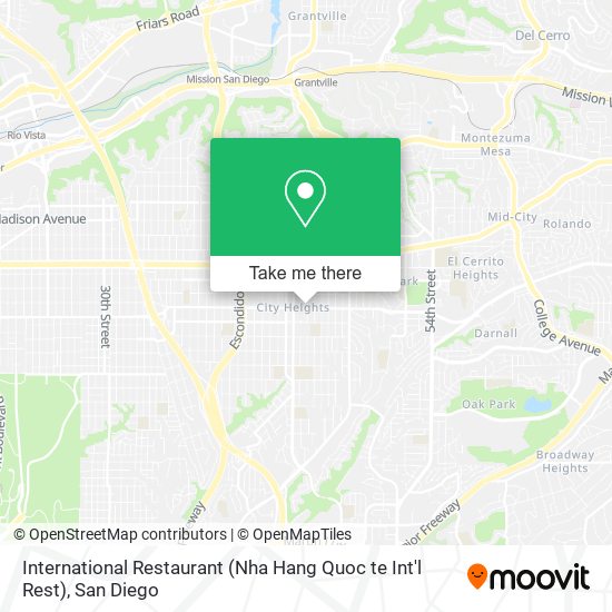 International Restaurant (Nha Hang Quoc te Int'l Rest) map