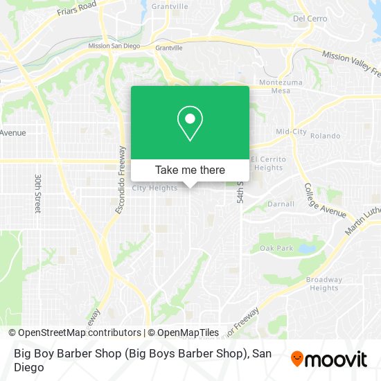 Big Boy Barber Shop map