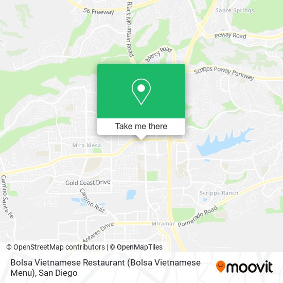 Bolsa Vietnamese Restaurant (Bolsa Vietnamese Menu) map