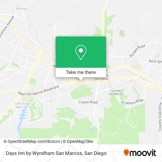 Mapa de Days Inn by Wyndham San Marcos