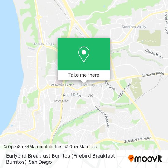 Earlybird Breakfast Burritos (Firebird Breakfast Burritos) map