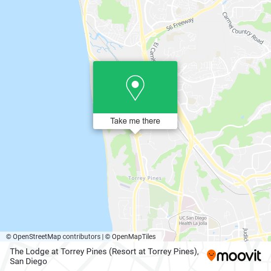 The Lodge at Torrey Pines (Resort at Torrey Pines) map