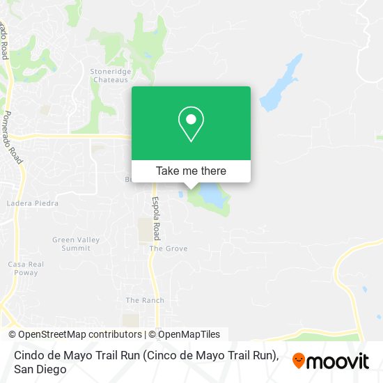 Mapa de Cindo de Mayo Trail Run